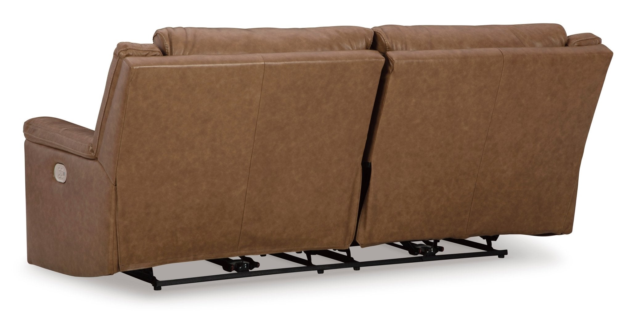Contemporary Power Reclining Loveseat with Center Console - HER Home Design Boutique